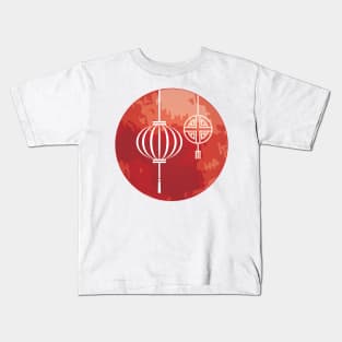 Red Lanterns Hoi An Vietnam Kids T-Shirt